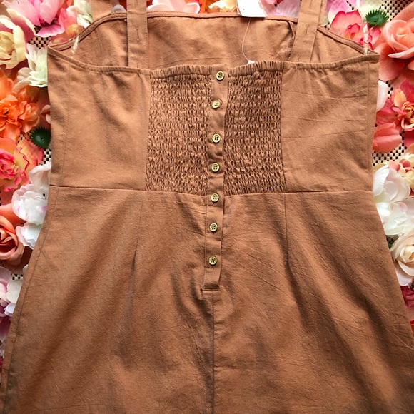 Linen Rusty Cinnamon Dress - Picture 4 of 5